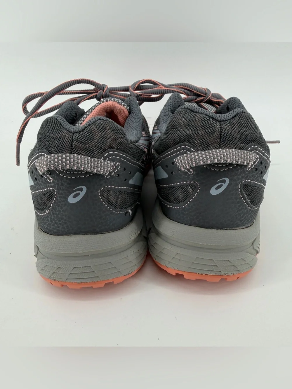 ASICS Women Size 8.5 Gel Venture 6 Gray Pink Trail Running Athletic Sneakers